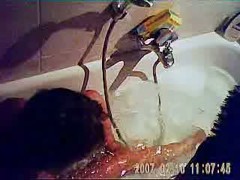 Enthralling showers spy cam video