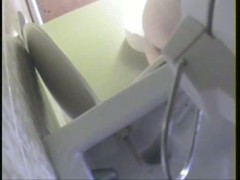 Naked girl caught by a toilet cam in school locker room