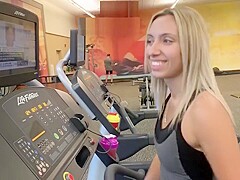 PICKING UP HOT BLONDE FROM THE GYM FOR SOME NETFLIX AND CHILL