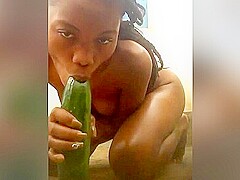 Teen So Horny End Up Doing It With A Cucumber