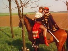 Vintages deutsches schnelles ficken auf pferd  heuhaufen