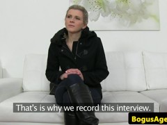 European casted babe pussyfucked doggystyle
