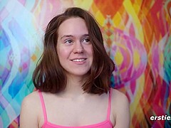 Sexy Babe Masturbates By A Mirror