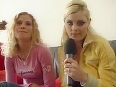 Casting Amateure vor der Kamera.