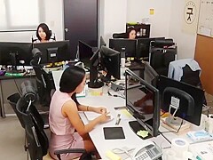 office korean catfight