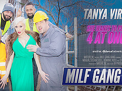 Hot Big Breasted Milf Tanya Virago Is The Center Of A Good Hard Gang Bang