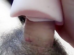 Fucking a pocket pussy (Sasha Grey Creampie UR3 Pocket Pussy)