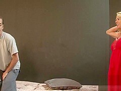 Stunning blonde MILF has her beaver slammed
