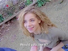 Sabrina Spice In Gives Nice Blowjob In Pov Outdoors