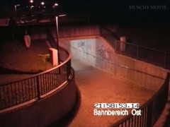 Couple fucking in front of a security camera caught on video