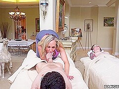 Horny Milf Seduces Teen 18+ Dude With Huge Cock