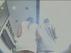 Sexy public voyeur video of a random smoking hot chicks