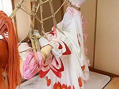 cocoasoft japanese bondage breathplay kigurumi bondage wsm_lione_suspension