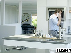 TUSHY Super Small Teen Kacey Jordan Takes it in the Ass!
