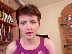 Ania And Oxana - Horny Housewife Shares A Hard Cock With A Hot Young Babe