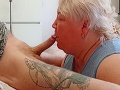 Wife Watches As Neighbor Sucks My Dick And Swallows Cum