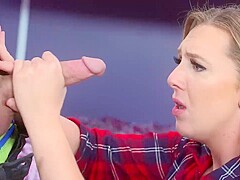 a juggling sex act, big tits at school