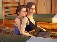 Jill Valentine and insatiable Claire Redfield Refuge
