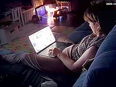 caught her masturbation