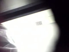 Two hot ladies pissing before a spy cam