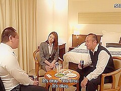 (eng Sub) Crossing The Line Of Infidelity With My Boss During Study Camp - - Maki Houjo