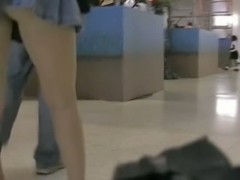 Incredibly thrilling upskirt voyeur footage