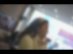 Free voyeur upskirt video made in a grocery store