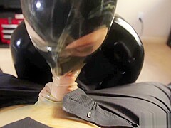 Latex Pants Blowjob