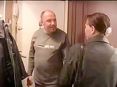 Dad invites his twats round to fuck his girl