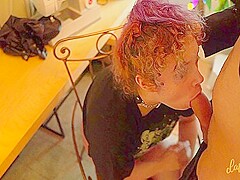 Slutwife Gets Bent Over Her Sewing Table, Hardcore Pounding, Huge Cumshot, Eager To Please Wife