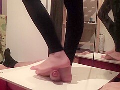Cock and ball trample crushing - brutal stomping