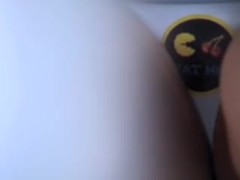 Exciting close up view of the funny teen panty up skirt AC2B