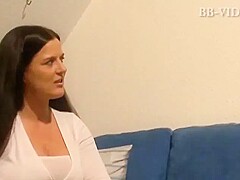Cum On My Big Boobs After Pounding My Hairy Pussy Showing Wet - Valerie De Winter