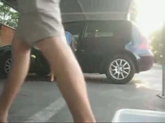 Eager up skirt voyeur hunts for juicy asses of  Latinas