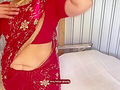 Naughty Saree Dance - Erotic Asmr - Teasing Belly & Butt Shake