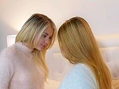 Blake Bartelli And Abby Cross - Hot Lesbians Get A Taste Of Each Other