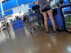 Spandex shorts beautiful gap Pt.2