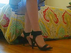 Red toes and Black Heels