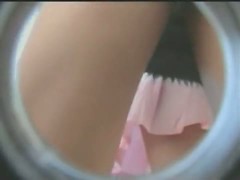 Real upskirt amateur schoolgirls video