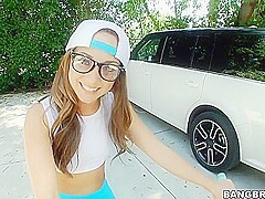 Sensual Brunette Teen 18+ Remi Lacroix Rides On A Big Black Cock