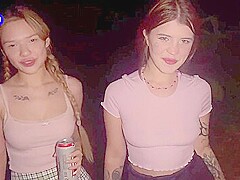 Double Blowjob Russian Bitch Tuned To The Tee