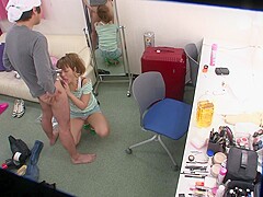 Japanese Whore Kneels To Suck Big Cock Of Her Boyfriend - Cock Whore