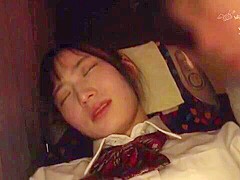 Night Bus Terror: Asian Schoolgirl's Silent Orgasm. Asian Erotic Video. x1x4C86A7563A359D2BDA