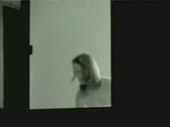Real window voyeurism with nude amateur in her own room
