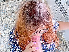 Stepmom With A Big Ass Waited For Her Stepson And Gave Him A Blowjob Before Anal