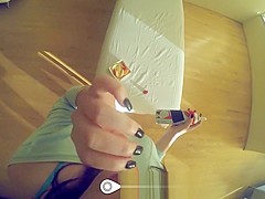 Rachael Madori has her pussy fucked in POV