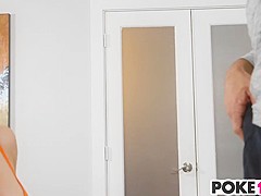 Tight teen Rosyln Belle takes big cock