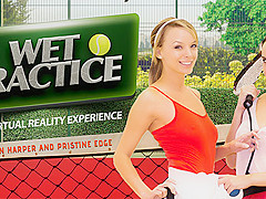 Dillion Harper & Pristine Edge in Wet Practice - VRBangers
