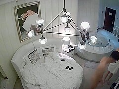 Chinese couple in hotel 4