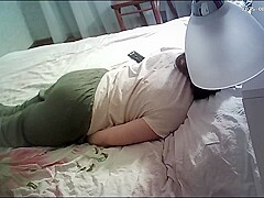 woman having fan and caught